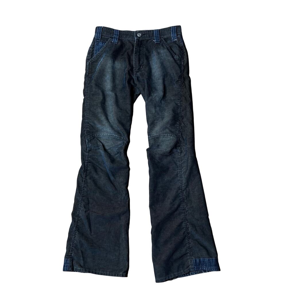 Rare Y2K G Star Raw Flared Women’s Corduroy Denim Pants 28